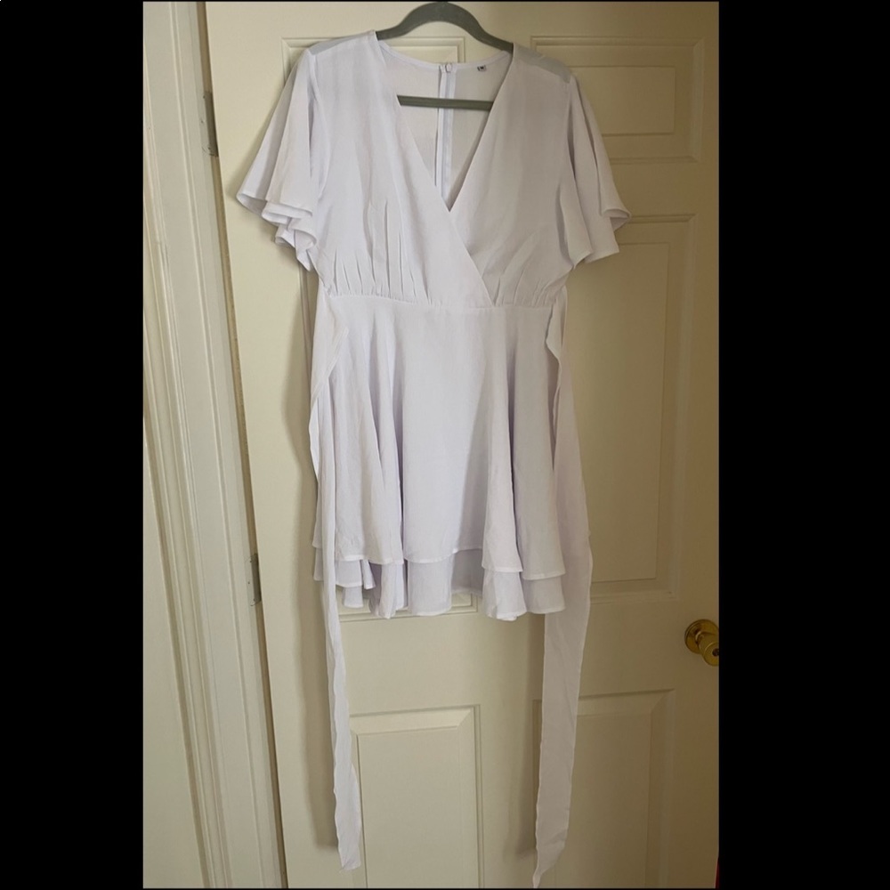 2 FOR $15 SALE!! *ADD TO BUNDLE* White Mini/MIDI Dress